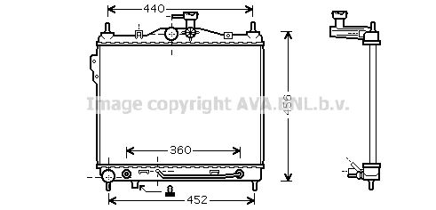 AVA QUALITY COOLING Radiators, Motora dzesēšanas sistēma HYA2102